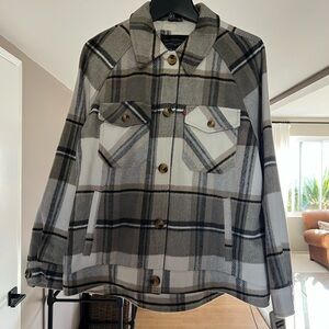 Levi's Checkered Utility Jacket - Black, Gray, White